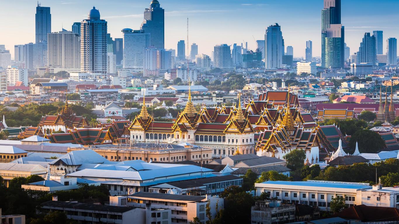 Flights to Bangkok Suvarnabhumi flygplats