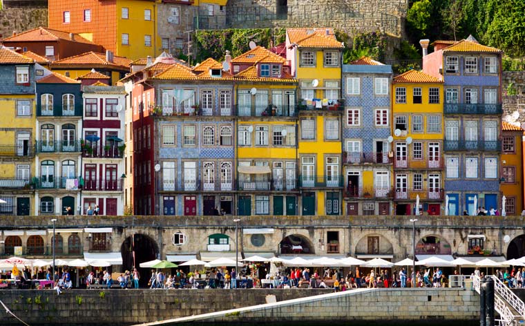 porto view to the town